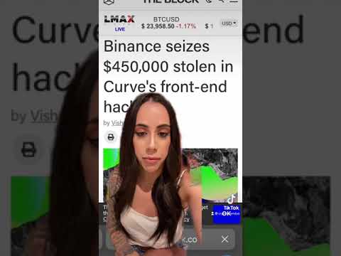 🚨Binance Recovers 80% of Curve Finance Hack Funds✅Ethereum Bitcoin PUMP